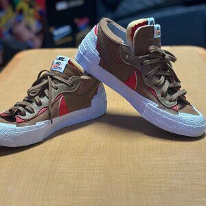 Sacai x Nike Blazer Low 'British Tan'